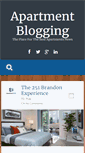 Mobile Screenshot of apartmentblogging.com